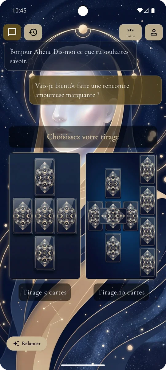 Question et choix du tirage